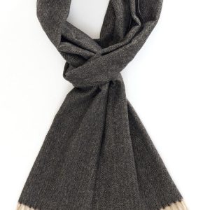 TAMOUKOC Men's Winter Scarf Warm Long Plaid Classic Tassel Scarf for Women