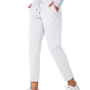 G Gradual Women's Pants with Deep Pockets 7/8 Stretch Ankle Sweatpants for Golf, Athletic, Lounge, Travel, Work